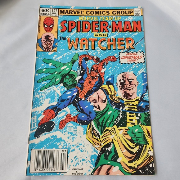 Marvel Team-Up #127 Spider-Man and The Watcher Comic Book 1983 Rare FN New Stand - Picture 1 of 9